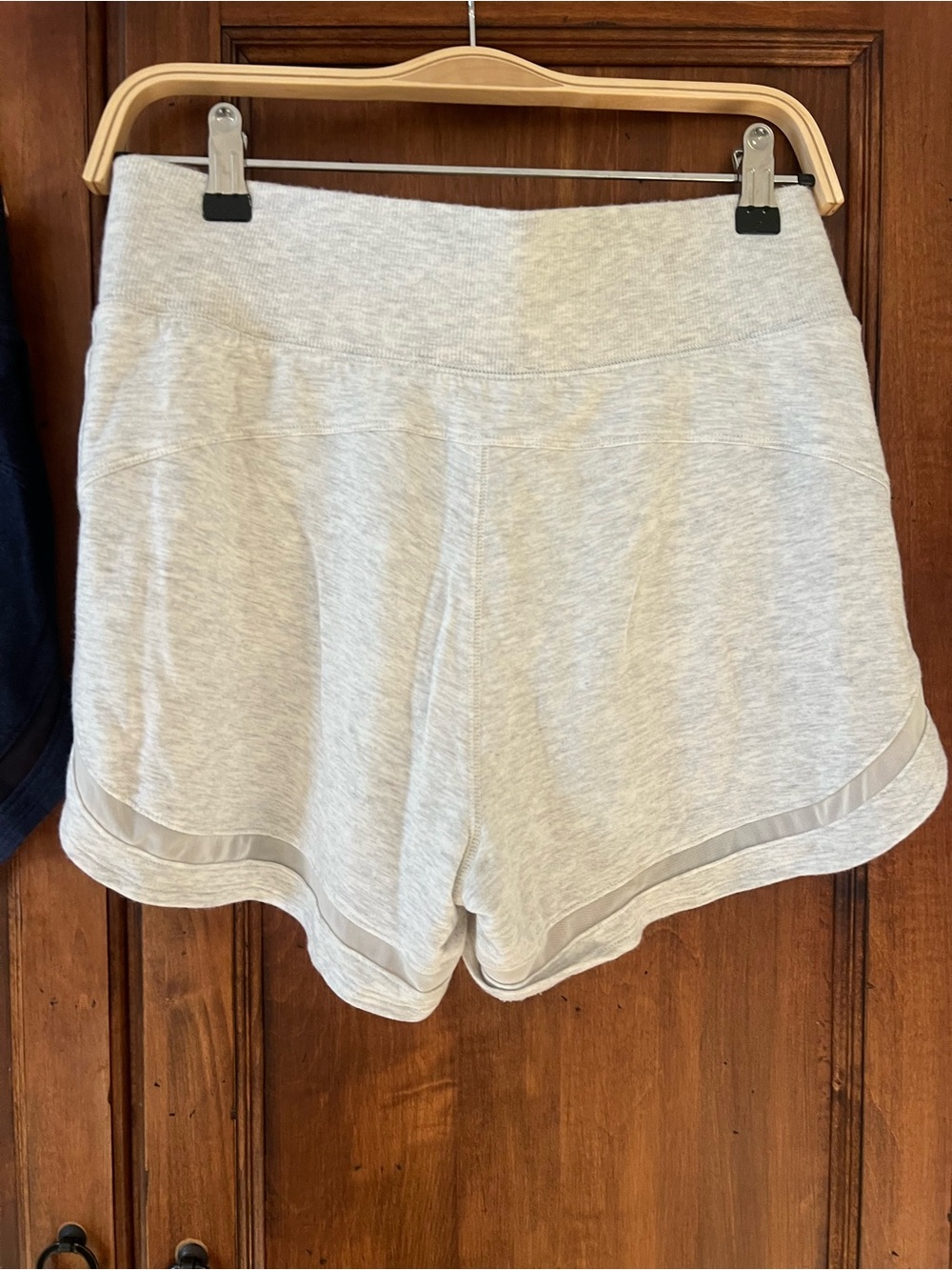 NWOT Athleta Breathe shortie shorts | Set of 2 | Navy & Heather Gray | Size S - Picture 3 of 17